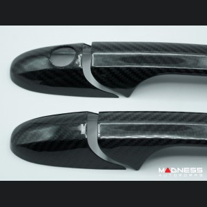 FIAT 500 Exterior Door Handle Kit - Carbon Fiber 