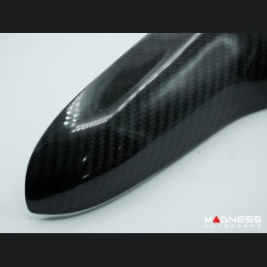 FIAT 500 Trunk Handle Cover - Carbon Fiber - Gloss Finish