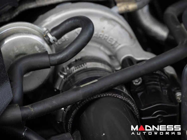 FIAT 124 Performance Air Intake System - MAXFlow - MADNESS - Black Powdercoated Finish
