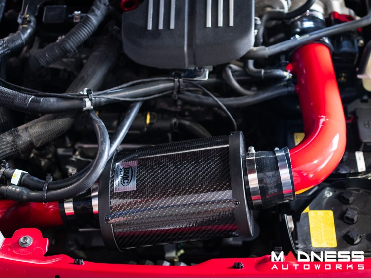 FIAT 124 Performance Air Intake System - MAXFlow - MADNESS - Red Powdercoated Finish
