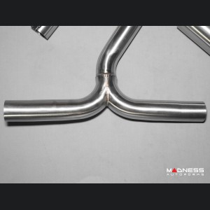 FIAT 124 Performance Exhaust by MADNESS - Monza - Dual Exit w/ Carbon Fiber Quad Tips V2