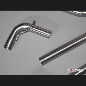 FIAT 124 Performance Exhaust by MADNESS - Monza - Dual Exit w/ Carbon Fiber Quad Tips V1
