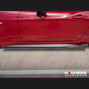 Fiat 124 Spider Side Skirts - Carbon Fiber - Estremo