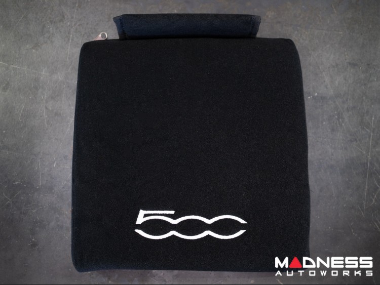 FIAT 500 Seat Cushion - Black w/ FIAT 500 Logo