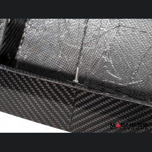 FIAT 500 Rear Diffuser in Carbon Fiber by Feroce - Estremo Aerography - Red Candy
