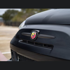 FIAT 500 Abarth Front Emblem -  Carbon Fiber 