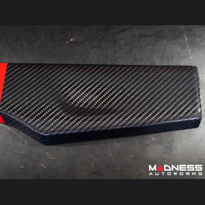 FIAT 500 Parcel Shelf - Carbon Fiber - Italian Racing Stripe w/ Black Scorpion  