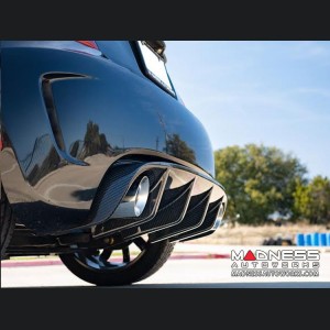 FIAT 500 Rear Diffuser - Carbon Fiber - Dual Exit - Estremo