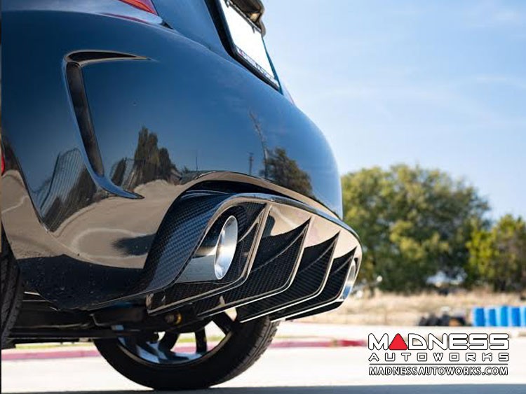 FIAT 500 Rear Diffuser - Carbon Fiber - Dual Exit - Estremo