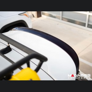FIAT 500 ABARTH Rear Spoiler Extension - Carbon Fiber - Brandywine Red