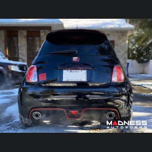 FIAT 500 Trunk Handle - Carbon Fiber - Red Candy