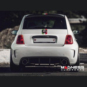 FIAT 500 Rear Diffuser - Carbon Fiber - Dual Exit - Estremo