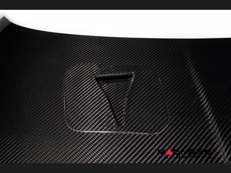 FIAT 500 Hood - Carbon Fiber - w/ Vents