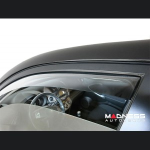 FIAT 500 Side Window Air Deflectors - OMAC 