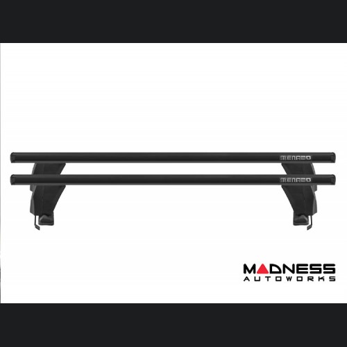 FIAT 500 Roof Rack Cross Bars - Black