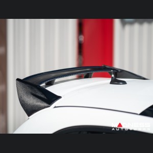 FIAT 500 Rear Roof Spoiler - Skorpio - Carbon Fiber