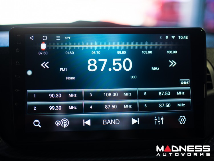 FIAT 500 Radio Head Unit Upgrade System w/ install Kit - Pre Facelift (Pre '16) - Black Trim - T4