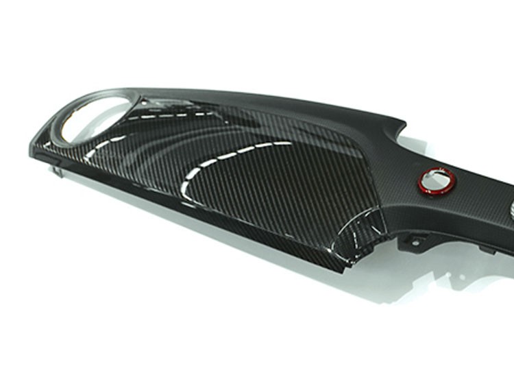 FIAT 500 Custom Dashboard - Carbon Fiber - Matte/ Clear Combo - RHD