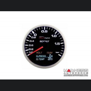FIAT 500 Boost Pressure Gauge - 1.4L Turbo - DEPO 4 in 1