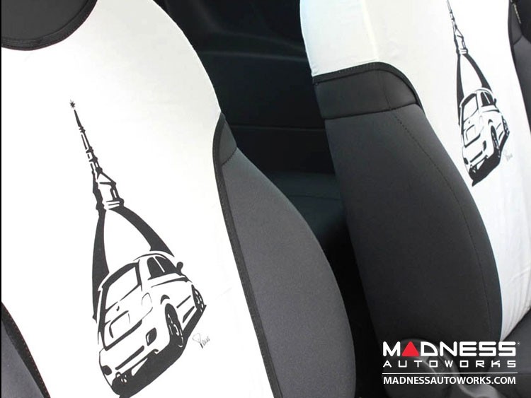 FIAT 500 Seat Cover Set - Mole Antonelliana