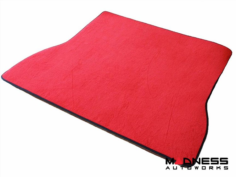 FIAT 500 Rear Seat Delete Carpet Kit - Red