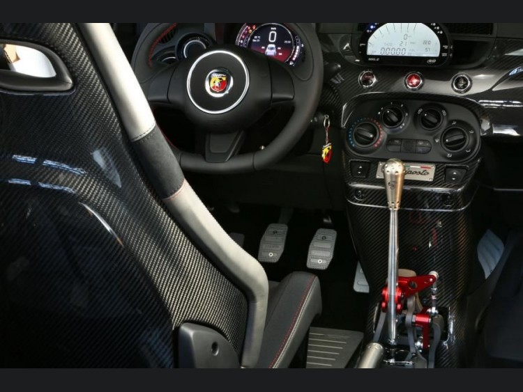 FIAT 500 Gear Shift Knob - Genuine ABARTH Biposto 