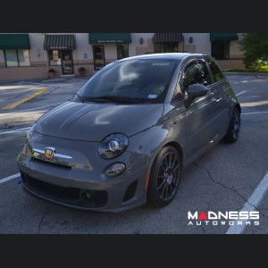 FIAT 500 Headlight & Driving Light Set - Blacked Out Look (2 pairs) - ABARTH / Turbo Models