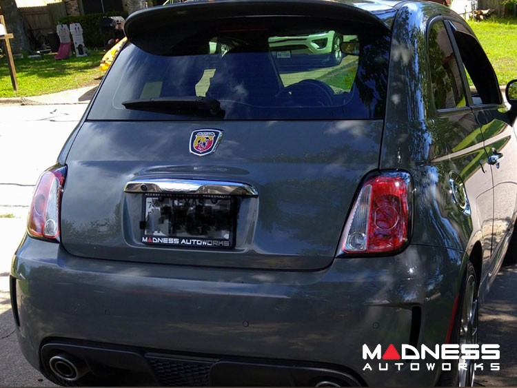 FIAT 500 Tail light Set - Blacked Out Look - Coupe (set 2)