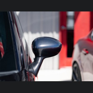 FIAT 500 Mirror Covers - Carbon Fiber Finish - Magneti Marelli