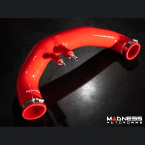 FIAT 500 Air Filter Housing Upgrade Kit - 1.4L Multi Air Turbo Engine - Red Silicone w/o filter (pre 2015 models)