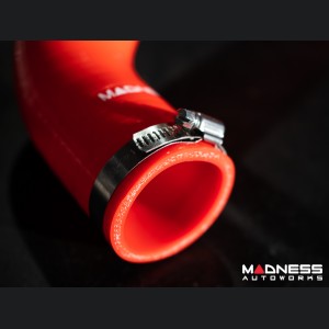 FIAT 500 Air Filter Housing Upgrade Kit - 1.4L Multi Air Turbo Engine - Red Silicone w/o filter (pre 2015 models)