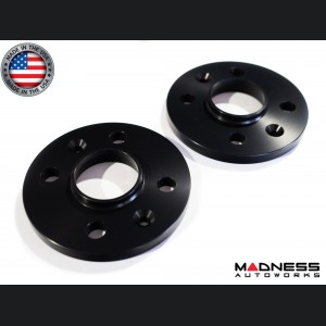 FIAT 500 Wheel Spacers by MADNESS - 12mm - set of 2 w/ extended bolts