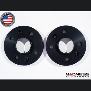 FIAT 500 Wheel Spacers - MADNESS - 16mm - set of 2 w/ extended bolts