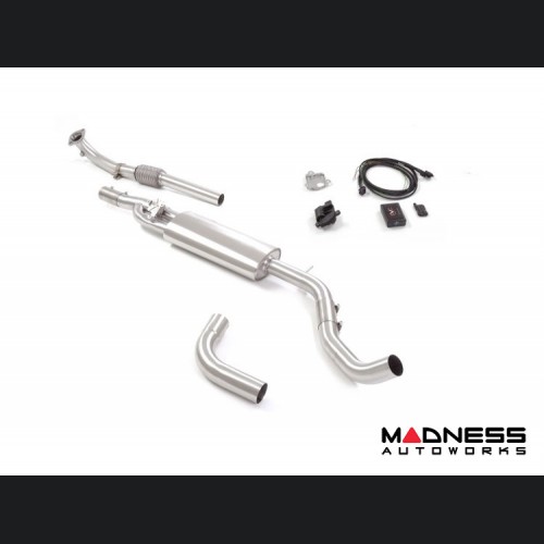 FIAT 500 Performance Exhaust - Ragazzon - Evo Line - Resonated Center Pipe Section w/ Electronic Valves