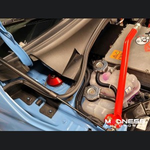 FIAT 500 Front Brace Bar - Carbon Fiber - MADNESS 