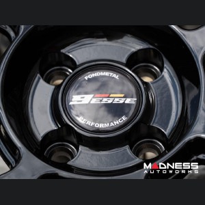 FIAT 500 Custom Wheels - 9esse - Fondmetal - Gloss Black - 17" 