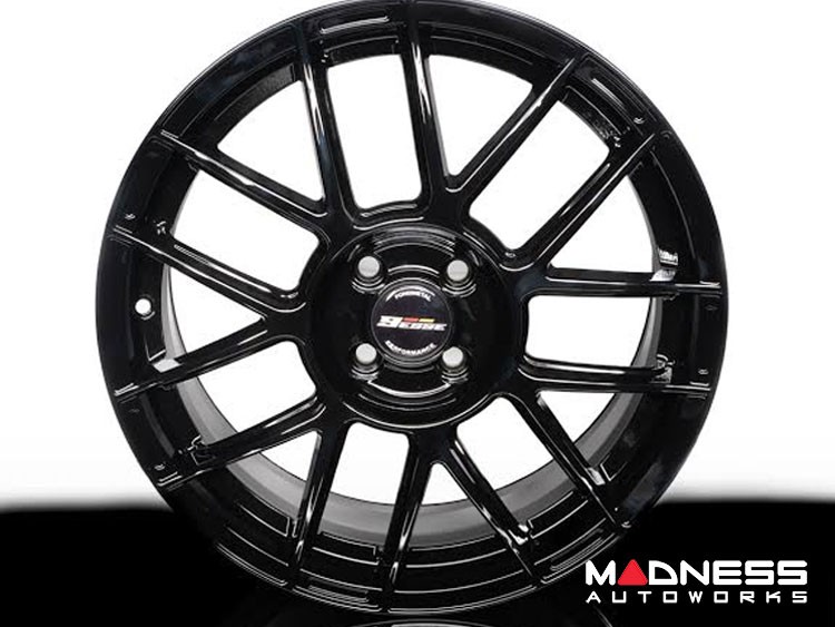 FIAT 500 Custom Wheels - 9esse - Fondmetal - Gloss Black - 17" 