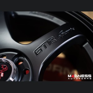 FIAT 500 Custom Wheels - GTR - Competizione - Black Finish - 17"