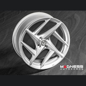 FIAT 500e Custom Wheels (4) - Kahn Design - 18" - Hyper Silver 