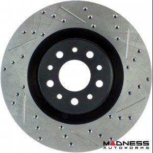 FIAT 500L Brake Rotor - Front Left - Stop Tech - Drilled + Slotted 