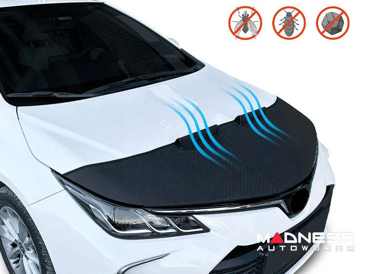 FIAT 500X Front Hood Mask - Carbon Look