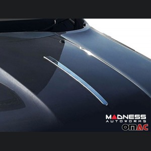 FIAT 500L Front Hood Spear - Chrome Stainless Steel - OMAC 