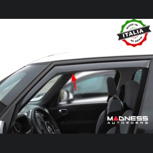 FIAT 500L Side Window Air Deflectors - 4pcs