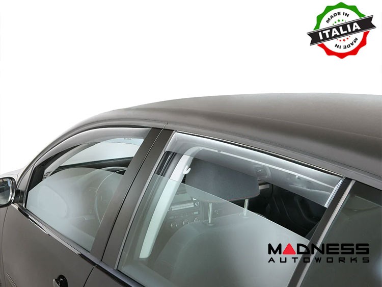 FIAT 500X Side Window Air Deflectors - OMAC 