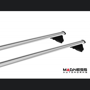 FIAT 500X Roof Rack Cross Bars - for models w/ factory roof rails - Silver - 2015+