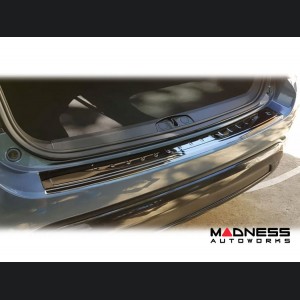 FIAT 500X Rear Bumper Sill Cover - Stainless Steel - Black Chrome Finished