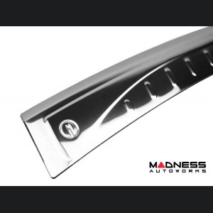FIAT 500X Rear Bumper Sill Cover - Stainless Steel - Black Chrome Finished