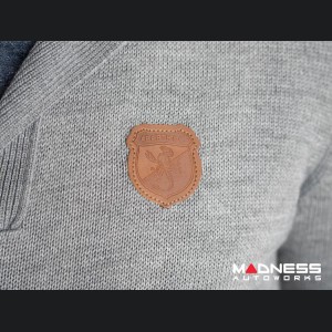 ABARTH Pullover Jacket - Gray w/ Brown Accents - ABARTH & Co.