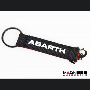 Keychain - ABARTH - Nylon Strap w/ ABARTH Scorpion Logo