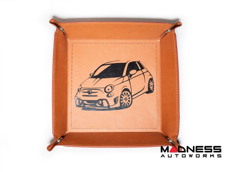 Catch All Leather Tray - FIAT 500 ABARTH 